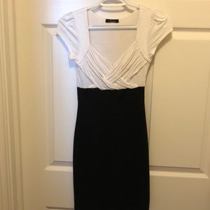 Black and white dress